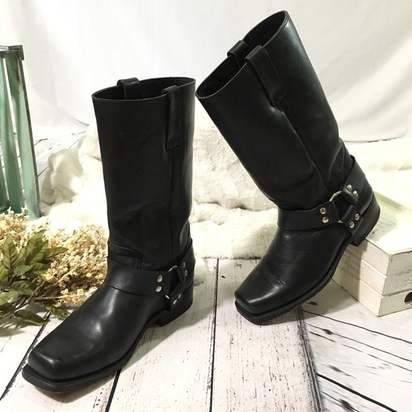 gowest Shoes - Gowest biker leather harness boots